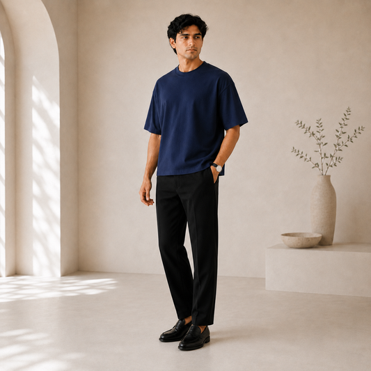 Everyday Blue Boxy Fit Tee