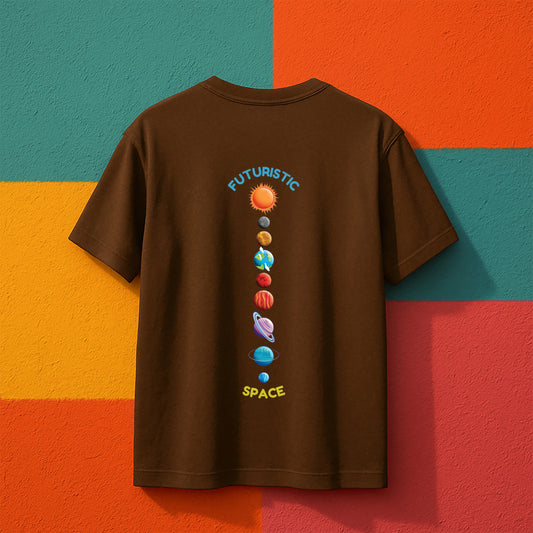 Futuristic Space Oversized Tee