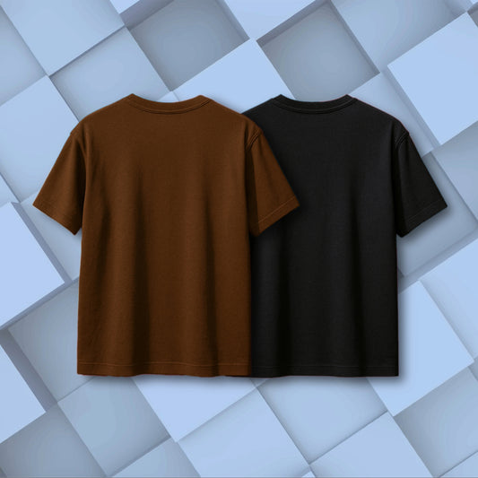 Earth & Night Oversized Tee Combo