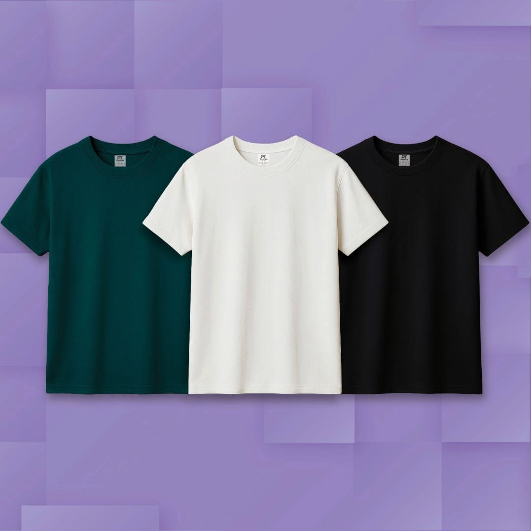 Monochrome Trio Tee Pack