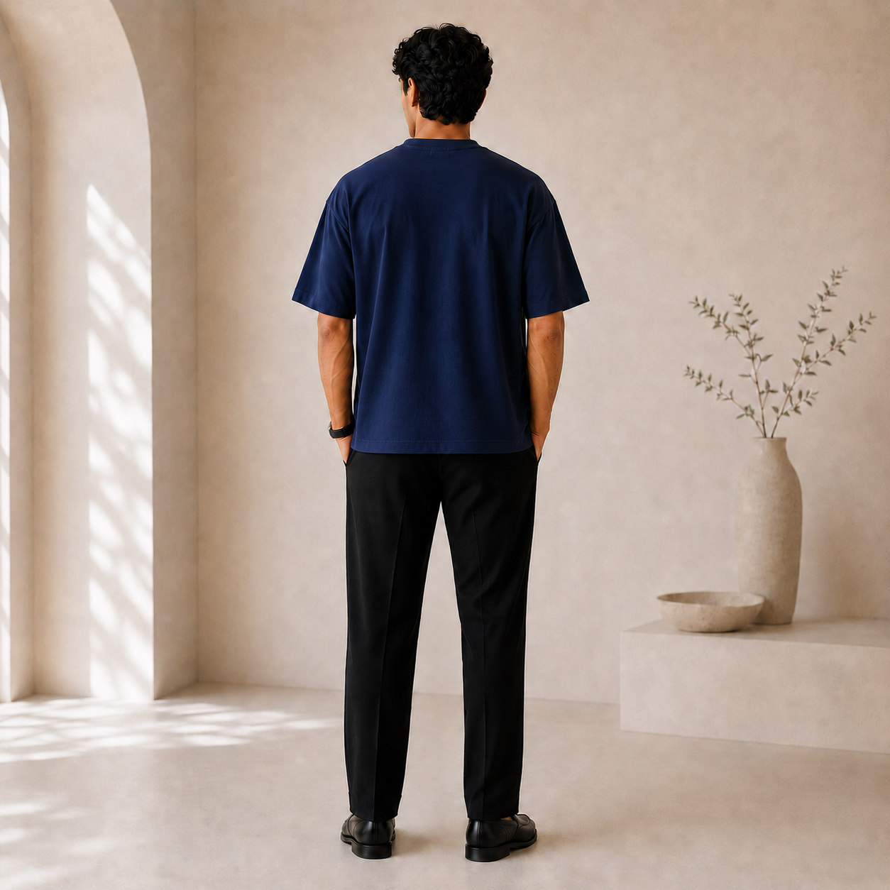 Everyday Blue Boxy Fit Tee