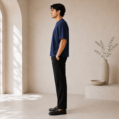 Everyday Blue Boxy Fit Tee