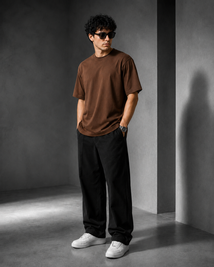 Mocha Oversized Tee