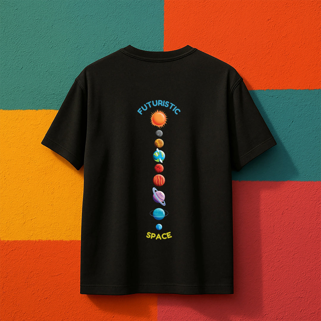 Futuristic Space Oversized Tee
