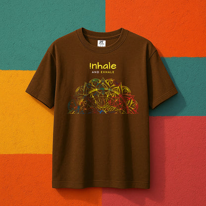 Inhale Exhale Oversized Tee