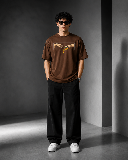 Not So Cheesy Oversized Tee