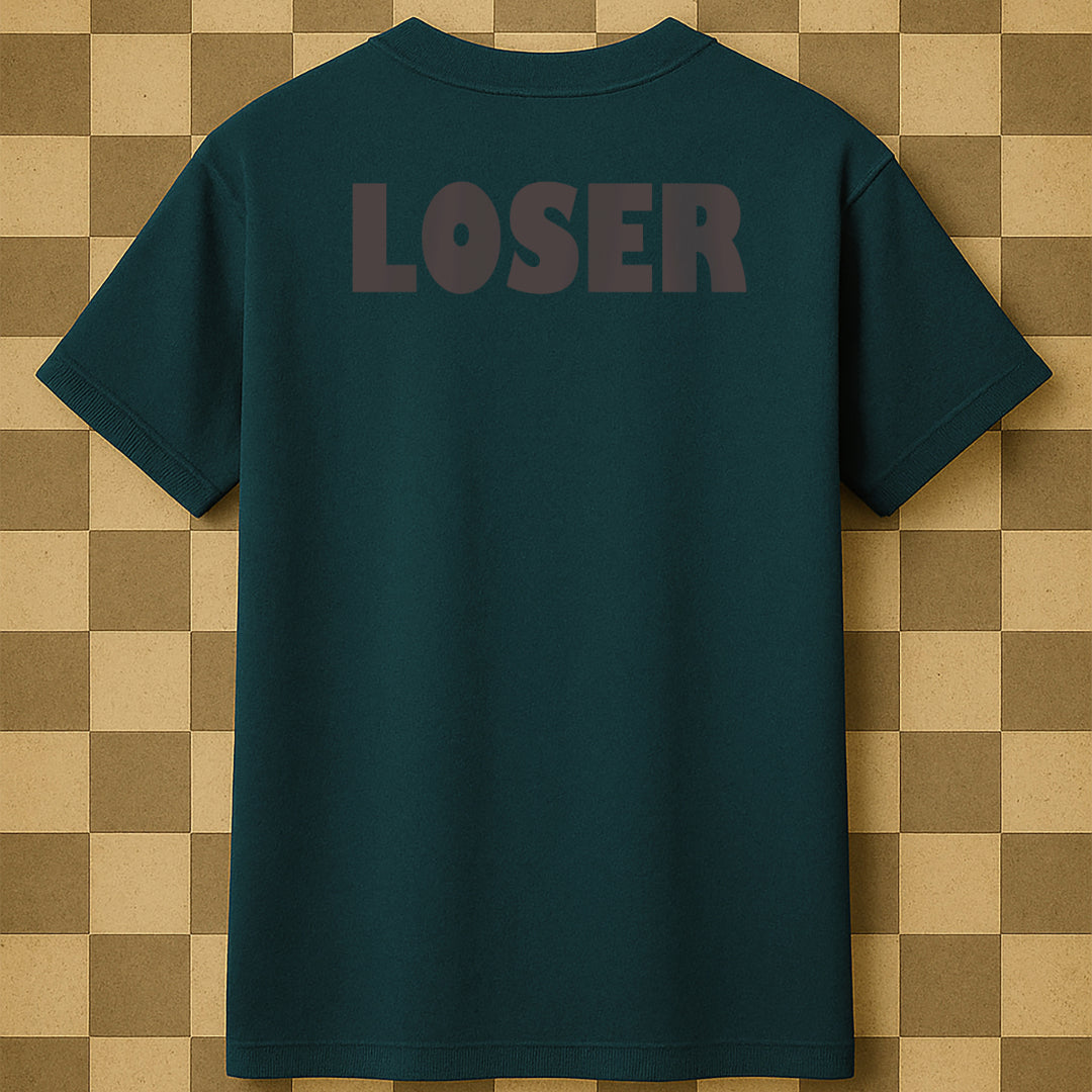 Bold LOSER Teal Tee
