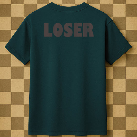 Bold LOSER Teal Tee
