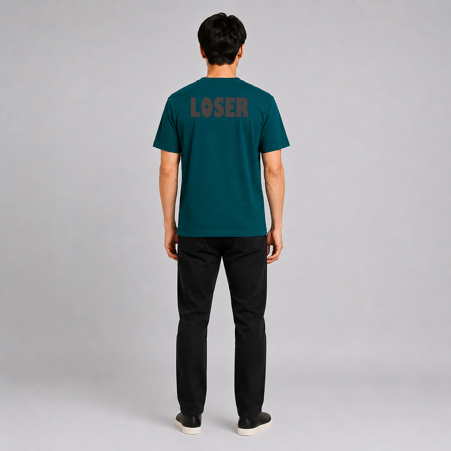 Bold LOSER Teal Tee