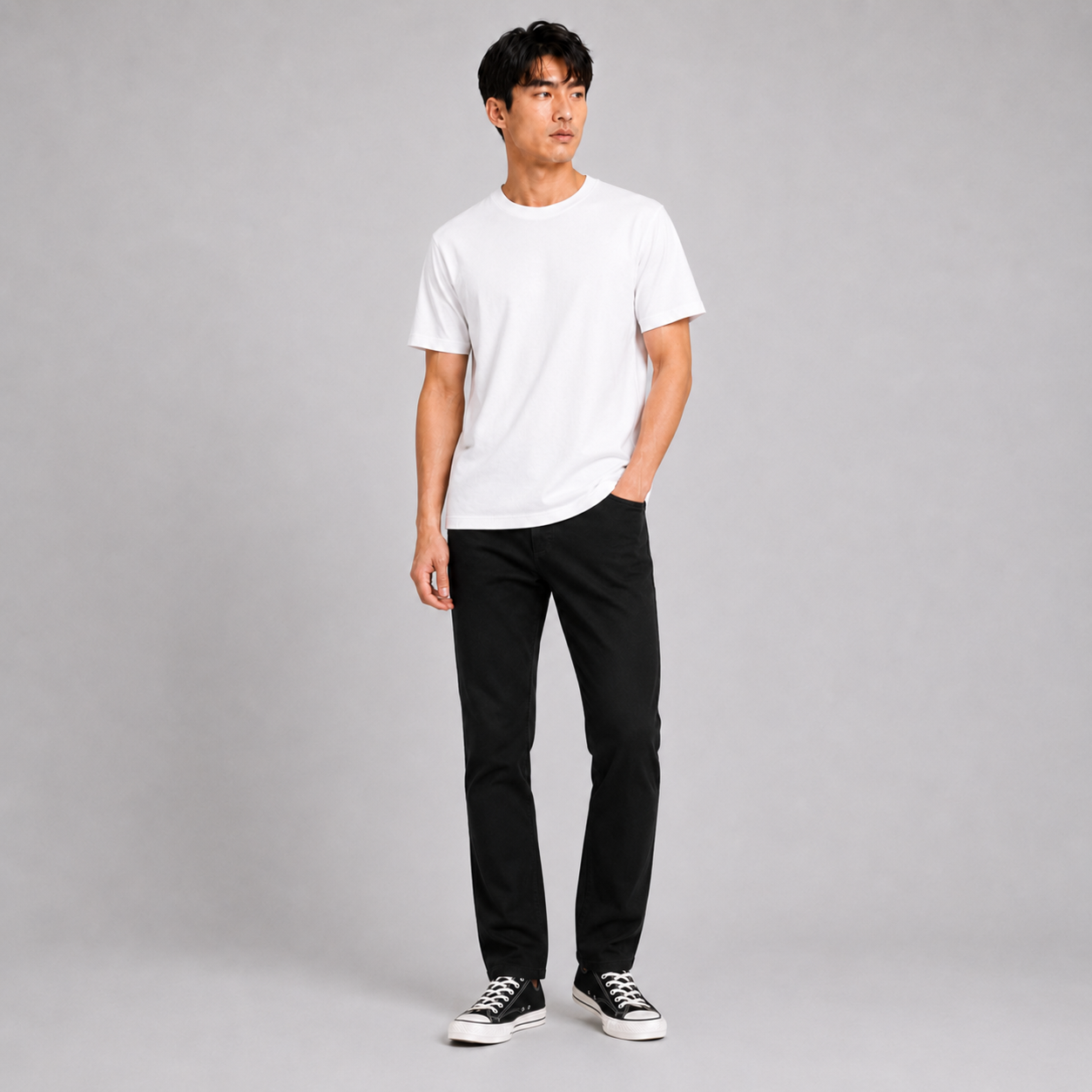 Classic Off White Tee