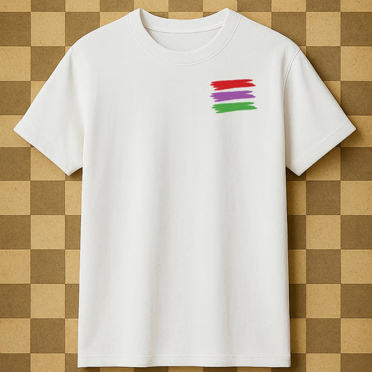 Trio Color Stroke Tee
